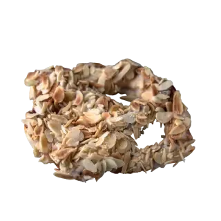 Covrig cu trandafir şi migdale